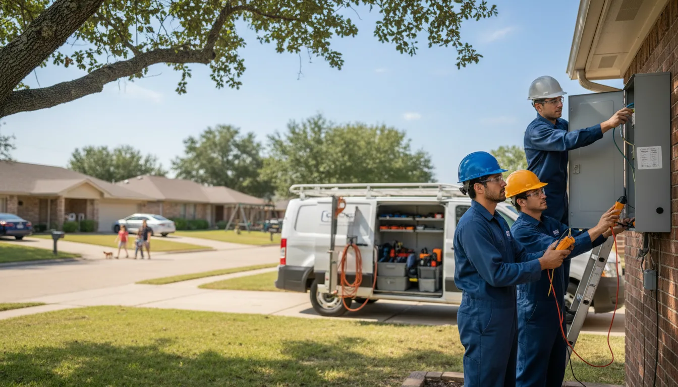 Certified electrician providing emergency electrical services in Junction City, AR